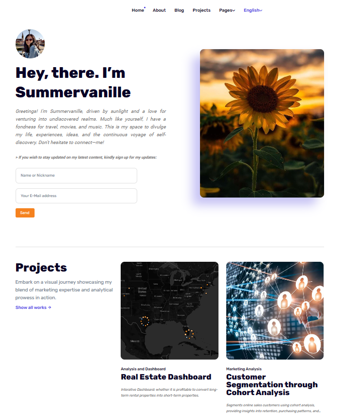 Summervanille website